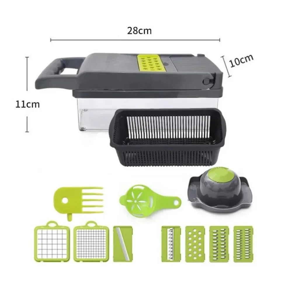 Ultimate 14-in-1 Vegetable Chopper – Slice, Dice & Chop in Seconds